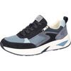 Sneaker WALDLÄUFER "H-JACK", Herren, Gr. 12 (47), blau (dunkelblau, jeansblau), Veloursleder, Textil, sportlich, Schuhe, Schnürschuh, Freizeitschuh in Komfortweite H (= sehr weit)