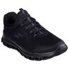 Slip-On Sneaker SKECHERS "GLIDE-STEP", Herren, Gr. 42, schwarz (schwarz, schwarz), Textil, sportlich, Schuhe, Trekkingschuh, Freizeitschuh, Sneaker zum Schlupfen