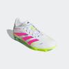 Fußballschuh ADIDAS PERFORMANCE "PREDATOR LEAGUE KIDS FG/MG", Gr. 34, cloud weiß, lucid pink, lucid lemon, Synthetik, sportlich, Schuhe