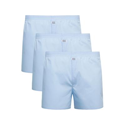 Webboxer JOCKEY "EVERYDAY WOVEN BOXER", Herren, Gr. XL, shirting blau, Webqualität, Obermaterial: 100% Baumwolle, unifarben, normal, Unterhosen, Eingriff mit Knopfverschluß, Mittlere Bundhöhe, Lockere Passform Image