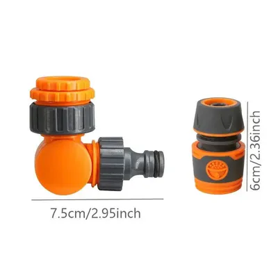 Garden Hose Connector Faucet Adapter For 1/2 Inch Hose Reel Cart Plastic Click-lock Quick ConnectionFor Watering Irrigation