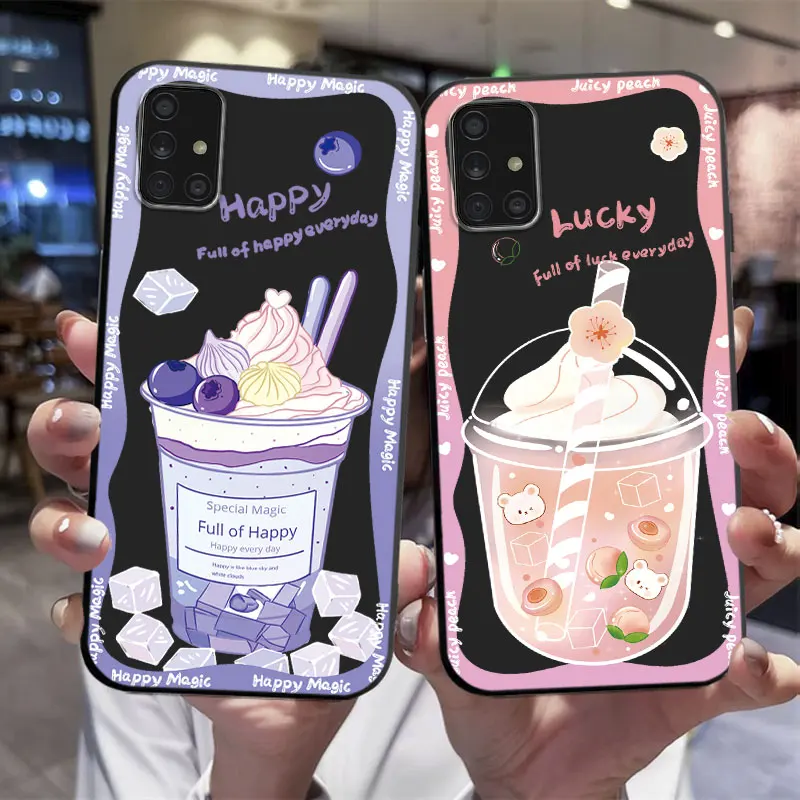 Blume Für ZTE A72 4G 5G A71 A72S Fall Stoßfest Silikon Weiche TPU Telefon Fall Für ZTE Blade a72 Zurück Abdeckung Nette Cartoon Fundas