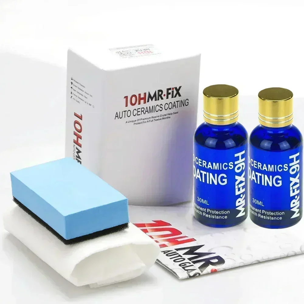 2pcs 30ml 10h kratz feste Auto keramik Glas beschichtung flüssige hydrophobe Lack pflege politur Super Detail lierungs beschichtung für das Auto-Styling Image