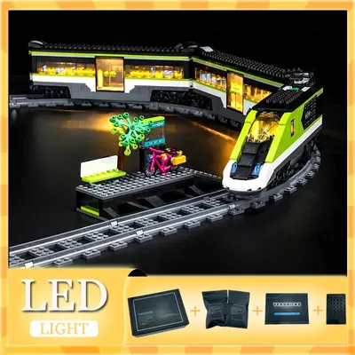 DIY-LED-Beleuchtungsset für LEGO 60337 Express, Beifahrerzug, Baustein-Geschenk (nur LED-Licht, ohne Image