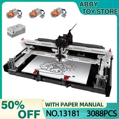 Schimmel König 13181 technische Moc App Programmierung Plotter Modell Bausteine Ziegel Puzzle Image