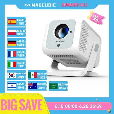 Magcubic HY310X 4K Mini-Projektor mit Full HD 1080P 420ANSI Android 11 Autofokus Keystone für Image