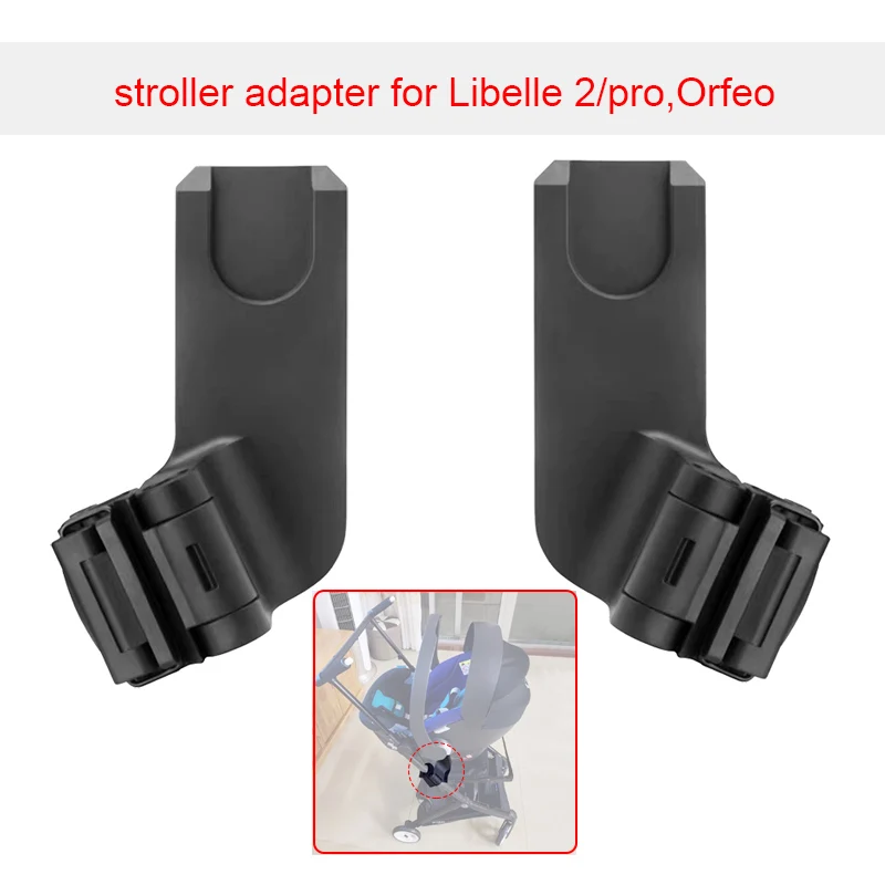 Kinderwagen-Adapter für Cybex Libelle 2/Pro Orfeo Buggy Autositz-Konverter mit Aton Cloud Q/Z/T Babykorb, Zubehör ersetzen