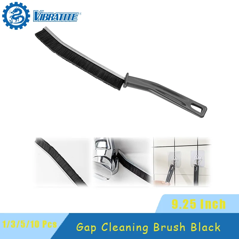 1/3/5/10 pcs Spalt reinigungs bürste schwarz multifunktion ales Spalt reinigungs werkzeug zur Reinigung von Bad Küchen fliesen Fenster tür Image