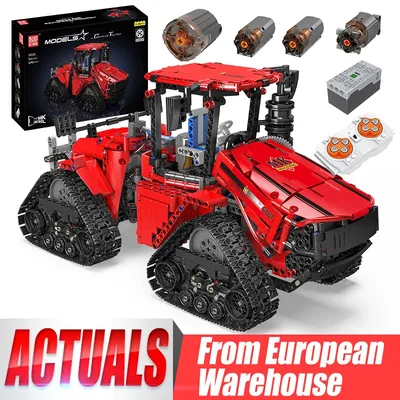 Mould King 18020, technisches Auto, Spielzeug, MOC-35270, APP und RC, pneumatischer Raupentraktor, Baustein-Ziegel-Set, Weihnachtsgeschenk für Kinder Image