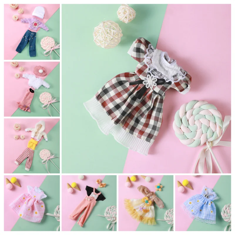 Neue 1/6 BJD Puppe Kleidung Zubehör für 30cm Barbie Puppe Kleidung Zubehör Puppe Geschenk DIY Kleidung Image