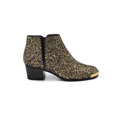 Giuseppe Zanotti Lederstiefeletten Gold Image