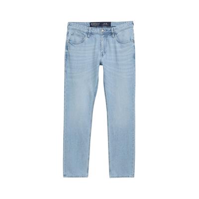 TOM TAILOR DENIM Herren TTAEDAN Straight Jeans aus Baumwolle, blau, Uni, Gr. 29/34 Image