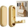 2 ganci da parete pieghevoli, ganci per cappotti pieghevoli, ganci pieghevoli salvaspazio, ganci per asciugamani da bagno, da parete per appendere cappotti, asciugamani, vestiti, cappelli, borse,