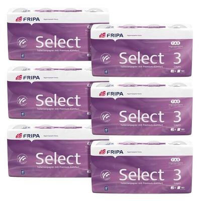 OTTO Office Toilettenpapier Select 3-lagig, 48 Rollen (6 Pack à 8 Rollen) weiß Image