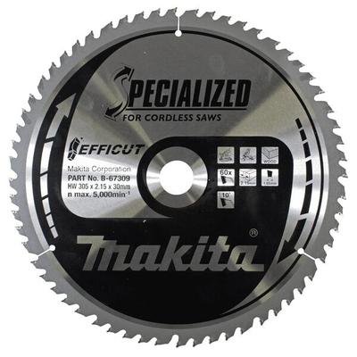 makita Kreissägeblatt »B-67309« 305,0 mm 60 Zähne braun