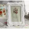 Desktop 6"7"8"10" Wedding Photo Frame Rustic White Photo Frame Home Picture Rose Carving Photo Frame