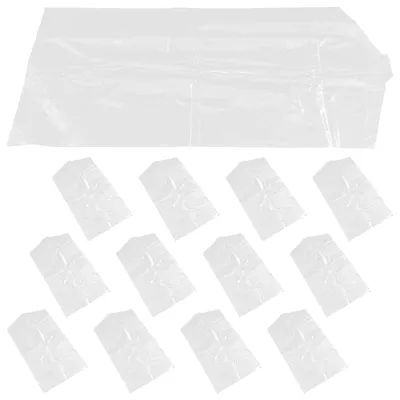 60 Pcs Garment Garment Bags Cleaning Dustproof Overcoat Cover Outfit Suit Cover Disposable Hanging