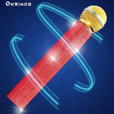 Bling Wireless Microphone Cover for Shure SM58 BETA58 Sleeve Red, Gold, Blue, Silver, White, Black,