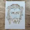 Pochoirs de jésus A4 29x21cm, bricolage, peinture murale, Scrapbook, coloriage, gaufrage, Album