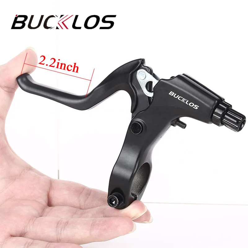 BUCKLOS 1 paio leve della maniglia del freno del manubrio della bici in alluminio da 2.2 pollici accessori per ciclismo del freno a mano del manubrio della bicicletta