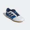 Fußballschuh ADIDAS PERFORMANCE "SUPER SALA COMPETITION III KIDS IN", Gr. 33, cloud weiß, dunkelblau, silber metallic, Synthetik, Textil, sportlich, Schuhe
