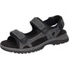 Sandale WALDLÄUFER "H-Taro", Herren, Gr. 11,5 (46,5), blau (dunkelblau), Textil, Nubukleder, sportlich, Schuhe, Sommerschuh, Klettschuh, Outdoorsandale, in Komfortweite H