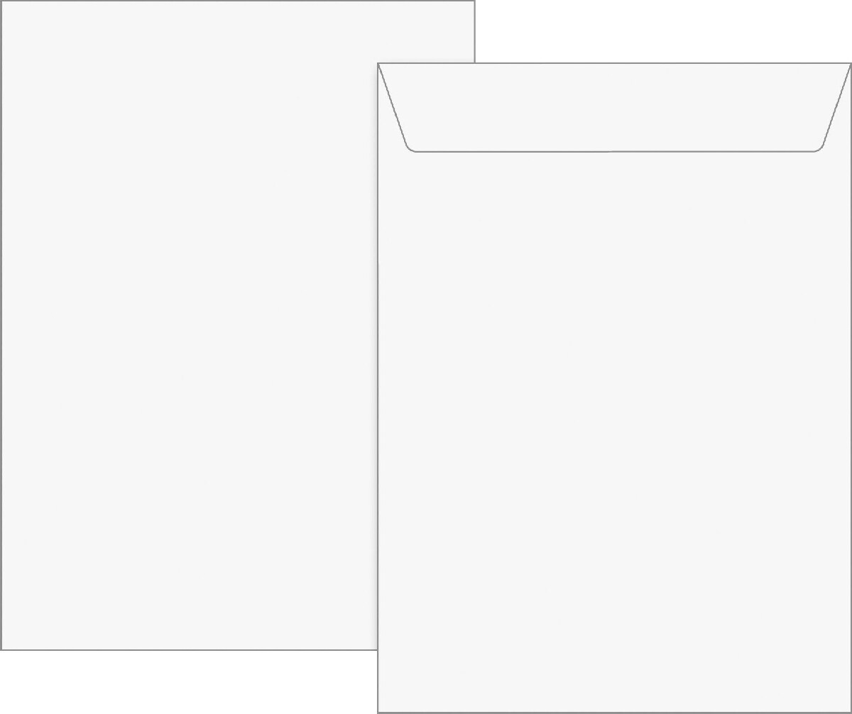 Brunnen Versandtaschen C4 120g/qm haftklebend weiß VE=10x5 Stück Image