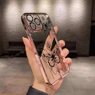 TEMU For Iphone16 Case /16plus/16pro/15plus/15pro/15promax/14plus/14promax/14pro/iphone13 Pro Max High-quality 13pro Transparent Phone Case Soft Case Image