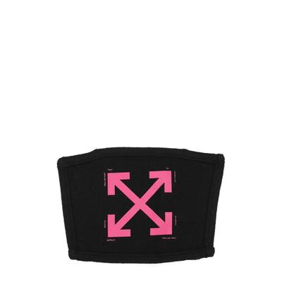 Mask Cotton/Fuxia - Black - Off-White c/o Virgil Abloh Face Masks