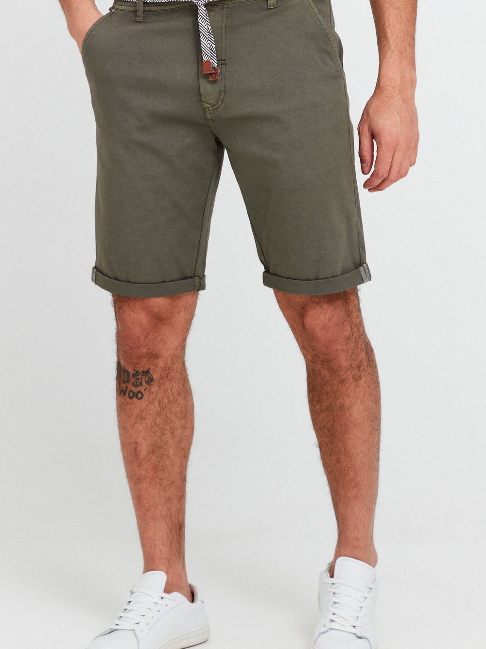 Solid Chinoshorts Herren grün, XXXL Image