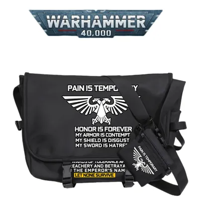Warhammer 40K Imperial Eagle Game Periphery Boy Postman Bag Personality Handsome Large Capacity One Shoulder Crossbody Bag
