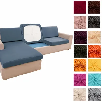 Summer Silk Spandex Seat Cover Sofa Cushion Pad Protect 2025 Living Room Couch Slipcover 1 2 3 4 Seater Sofa Seat Covers