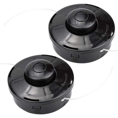 Packung mit 2 Universal-Nylon-Trimmerköpfen für Benzin-Trimmer Image