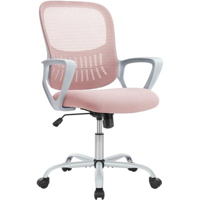 Bürostuhl Ergonomisch, Schreibtischstuhl mit Lendenwirbelstütze, Drehstuhl mit Armlehne, Image