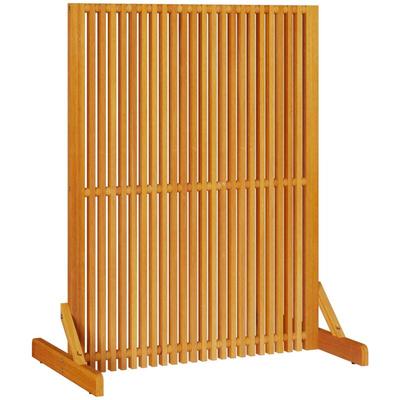 Sichtschutz für drinnen/draußen 110 cm aus solidem Akazienholz Vidaxl Image