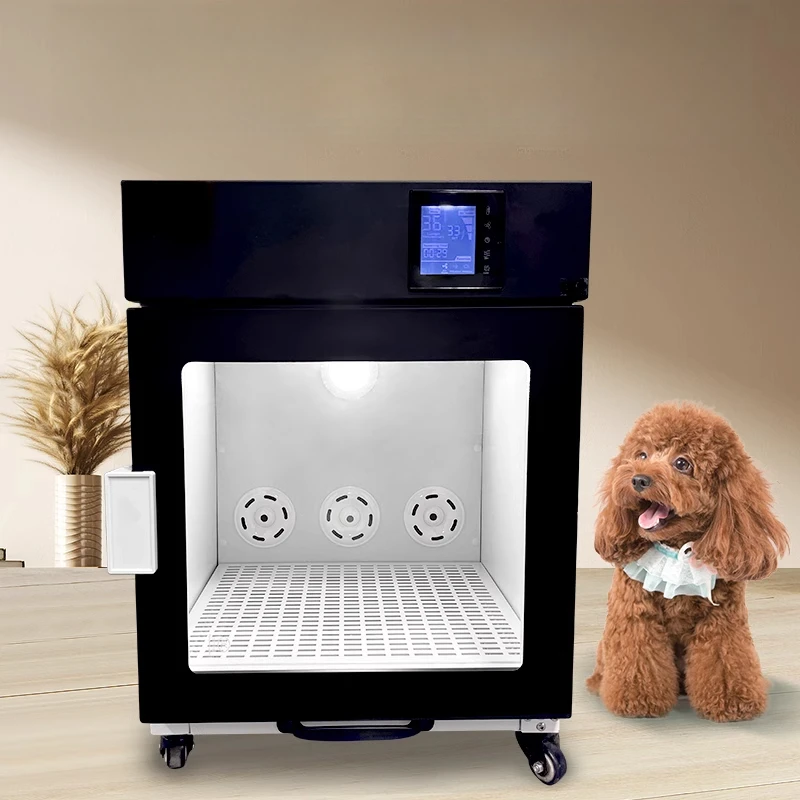 Trockner Edelstahl Teddy Gale Föhnbox Automatische Föhn-Trocknungsbox für Katzen und Hunde Image