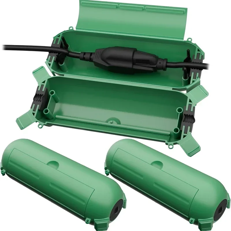 Wasserdichte elektrische Anschlussdose, Kabelanschluss, Steckdosenschutzabdeckung für den Innen- und Außenbereich Image