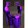 Lila Nieten Schnalle Matte Sandalen Thin High Heel Peep Toe Mode Sexy Kühlen Sommer Große Größe 2025, Frau Schuhe Zapatillas Mujer
