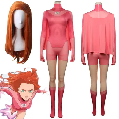 Anime Unbesiegbar Atom Eve Cosplay Perücken Frauen Kostüm Roleplay Fantasia Frau Halloween Karneval Image