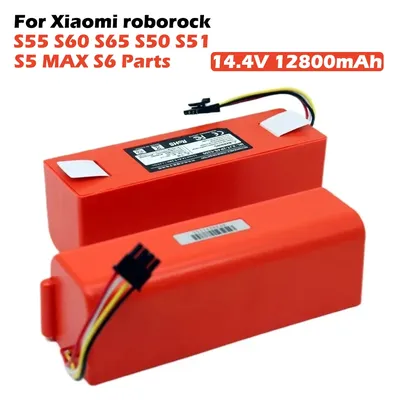14,4 V 6500 mAh Original Ersatz Batterie Für Xiaomi Roborock S6 S7 MaxV Q5 Q7 MAX Roboter Image