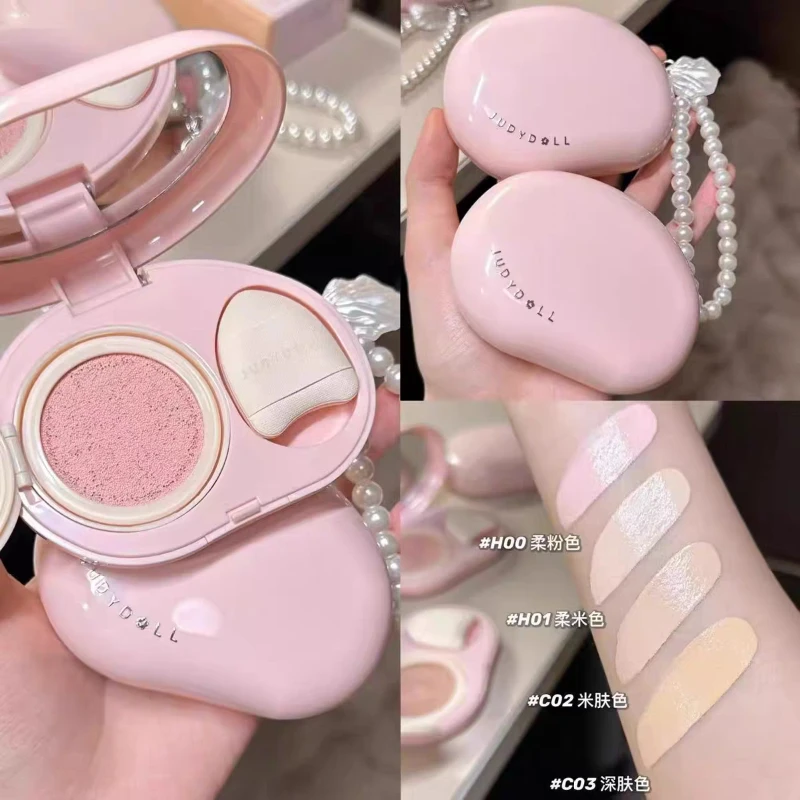 Judydoll Cosmetics Air Cushion Brightener Gesichtserweiterung Tear Drain Repair Foundation Make-up Pearl Delicate Makeup Concealer Image