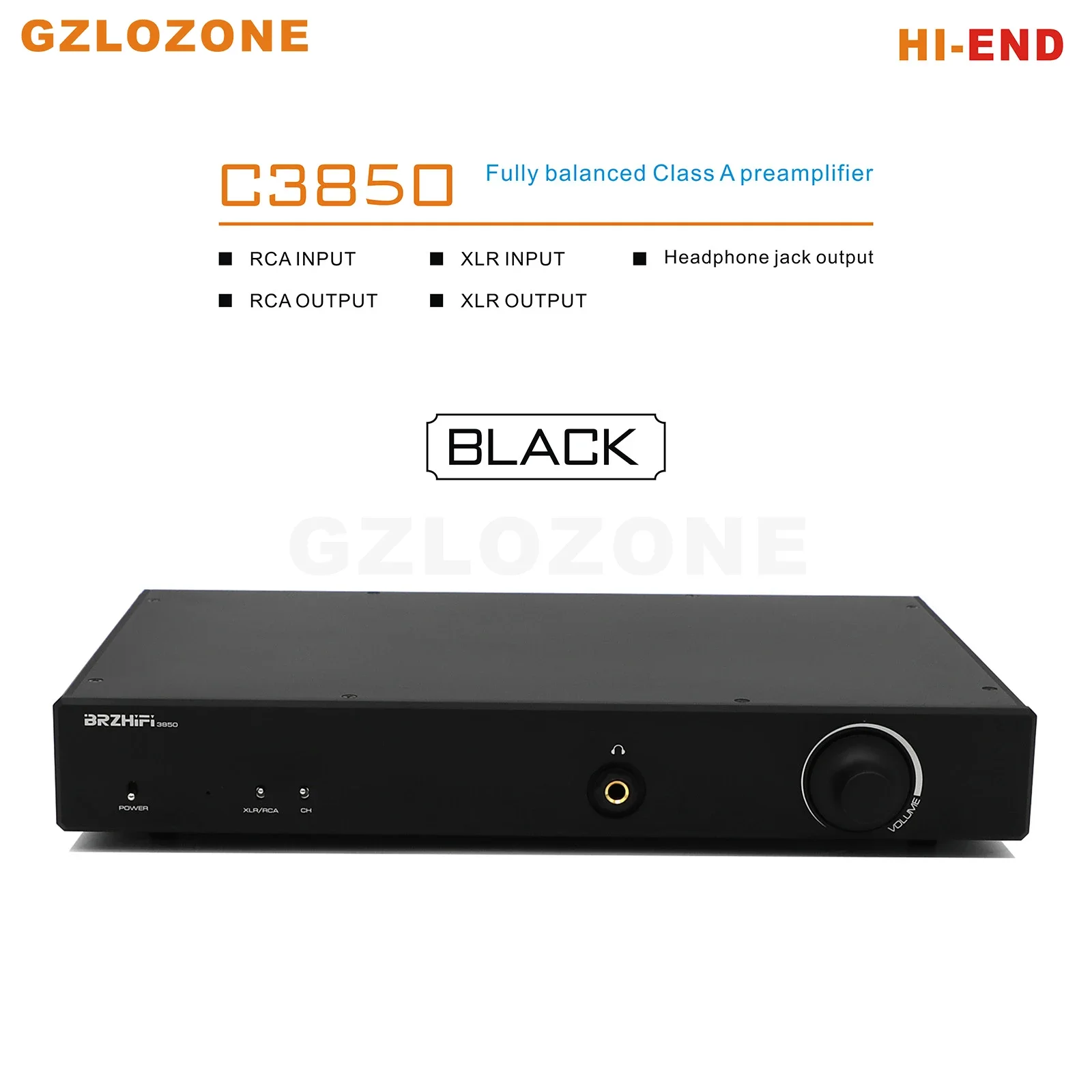 GZLOZONE C3850 Vollständig symmetrischer Vorverstärker der Klasse A Referenz Accuphase C-3850 Schaltung Image