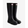 Gummistiefel HUNTER "DOWNPOUR TALL BOOT", Gr. 43, schwarz, Synthetik, sportlich, Schuhe, wasserdicht