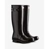 Gummistiefel HUNTER "ORIGINAL TALL GLOSS BOOT", Gr. 37, schwarz, Synthetik, sportlich, Schuhe, wasserdicht