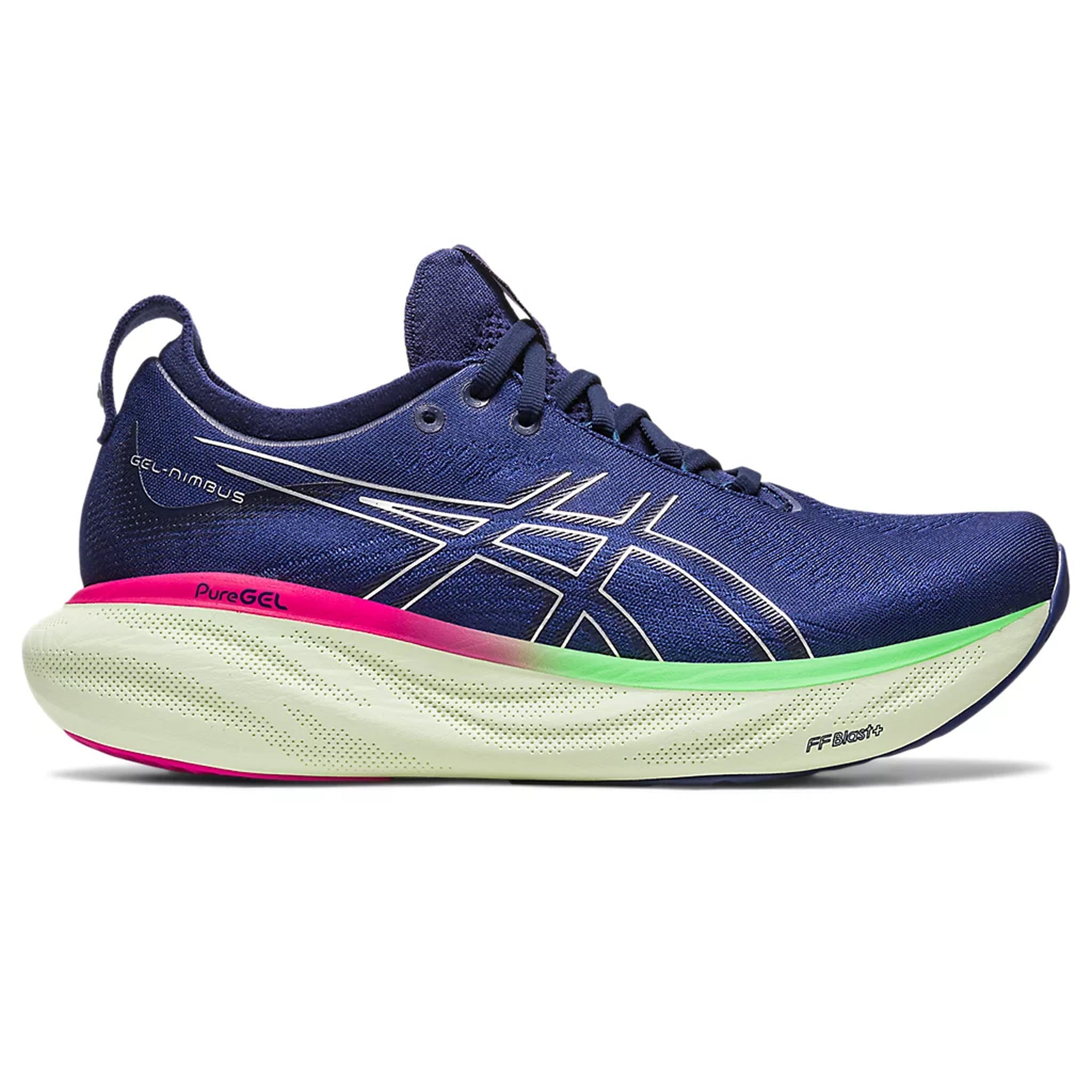 Asics Gel-Nimbus 25 Damen Blau Laufschuhe