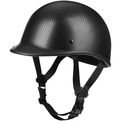 VGV Classic Retro Half Helmets for Motorcycle Open Face Helmet Beanie Cruising Skull Cap Small for