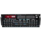 MM3000 Powered Bluetooth Microphone Mixer Amplifier Amp SD USB