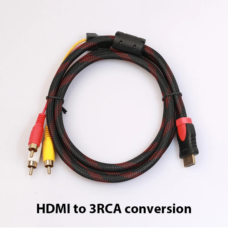 HDMI auf 3RCA Kabel 1,5 m HDMI auf Farbdifferenz Kabel HDMI auf AV HD Kabel Image