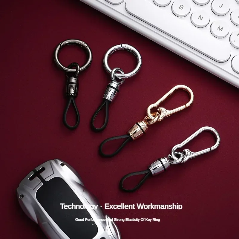 Kreative Auto Schlüssel bund Anhänger Herren Schlüssel bund Anti-Lost Schlüssel bund Anhänger Zink legierung Taille hängen Metalls chl üssel Llavero Moto Image