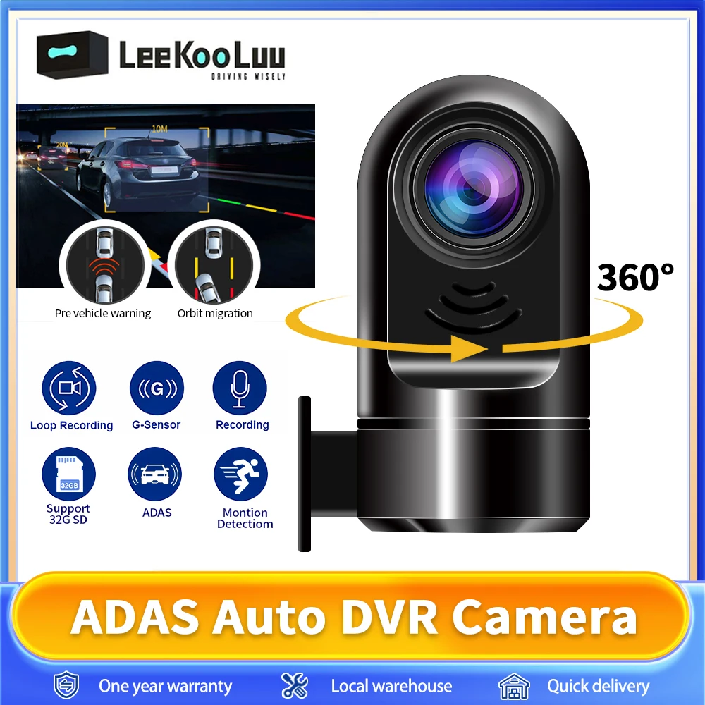Camecho 1080 drehen adas Auto DVR-Kamera HD p Dash-Kamera USB-Loop-Aufnahme Nachtsicht-Auto-Recorder für Android Multimedia Image